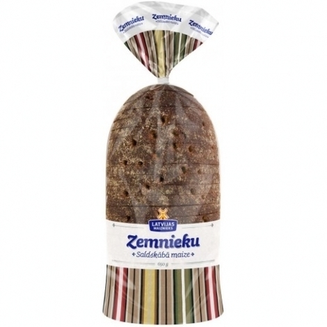 Fine rye-bread sliced Zemnieku, 800g