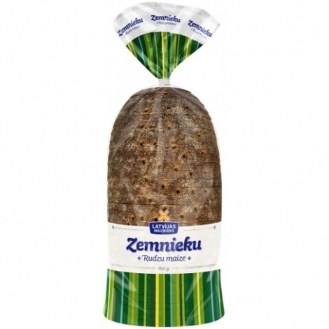Rye bread sliced Zemnieku, 800g