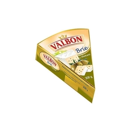 Cыр Valbono Brie с оливками, 200г