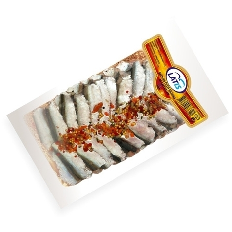 Brētliņu filejas garšvielu sālījumā, Latis, 90g