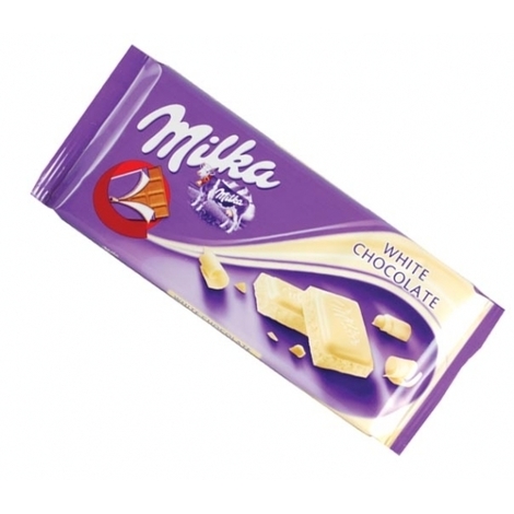 Šokolāde Milka baltā, 100g