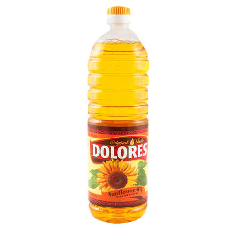 Unrefined sunflower oil Dolores, 1l