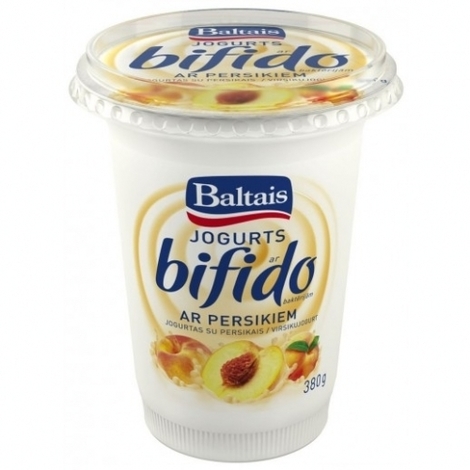 Jogurts bifido ar persikiem, 380g