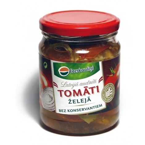 Tomati želejā Ezerkauliņi, 510g
