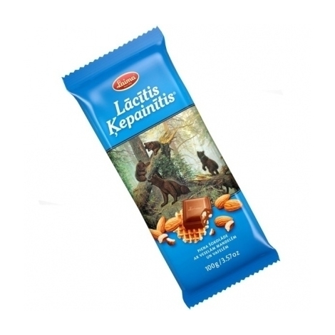 Piena šokolāde, Lācītis Ķepainītis, Laima, 100g