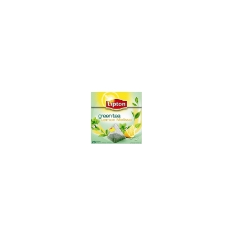 Lipton Zaļā tēja ar citronu un melisu, 20gab.