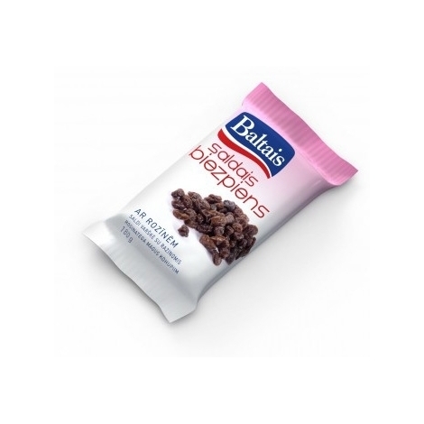 Saldais biezpiens ar rozīnēm, Baltais, 180g