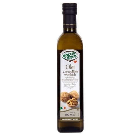 Walnut oil GOCCIA Doro, 500ml