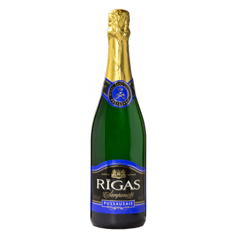 Riga Champagne sparkling wine, semi-dry, 750ml