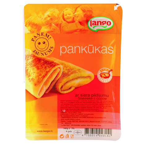 Pancakes with cheese filling Manas, Lango, 340g