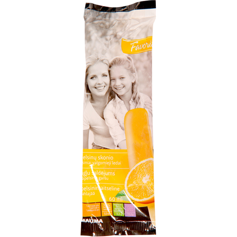 Saldējums Favorit apelsīnu, 60ml
