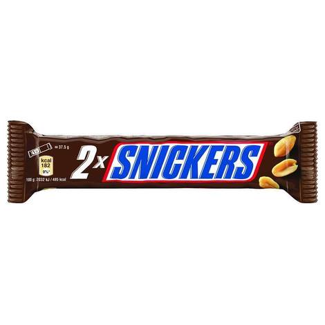 Šokolādes batoniņš, Snickers, 2x, 75g