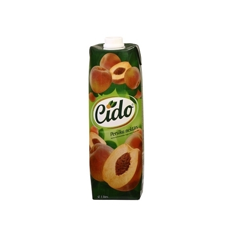 Persiku nektārs, Cido, 1l