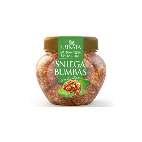 Siers Sniega Bumbas ar tomātiem un baziliku Trikāta, 240g