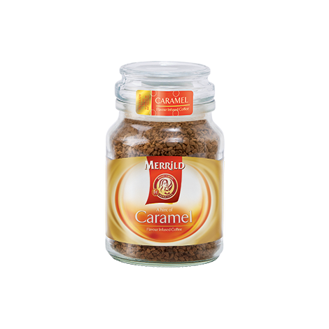 Šķīstošā kafija Merrild karameļu, 95g