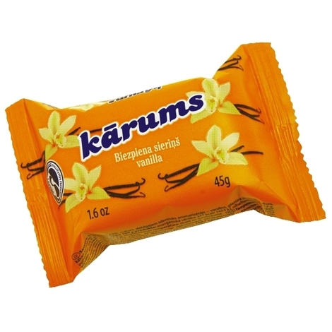 Curd snack with vanilla, Kārums, 45g
