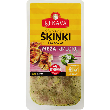 Boneless chicken ham in garlic marinade, PF Ķekava, 500g