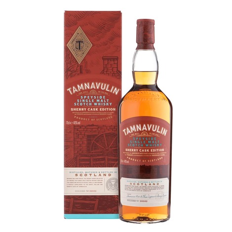 Viskijs Tamnavulin Sherry Cask kārbā, 40%, 0.7l