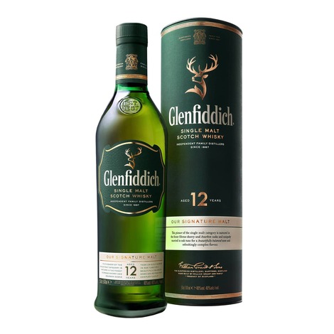 Viskijs Glenfiddich Single Malt 12YO, 40%, 0.5l
