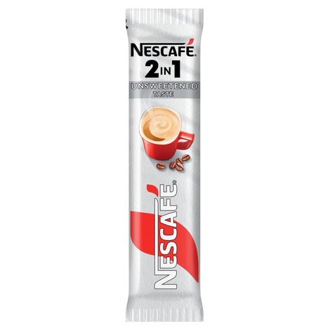 Šķīstošais kafijas dzēriens bez cukura Nescafe 2in1, 8g
