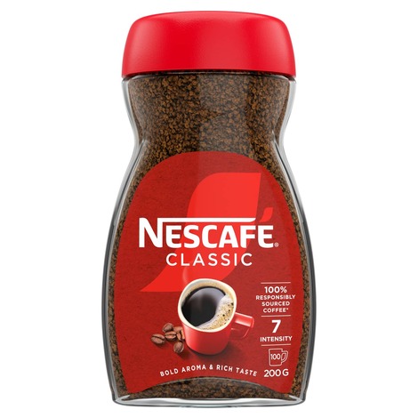 Šķīstošā kafija Nescafe Classic, 200g