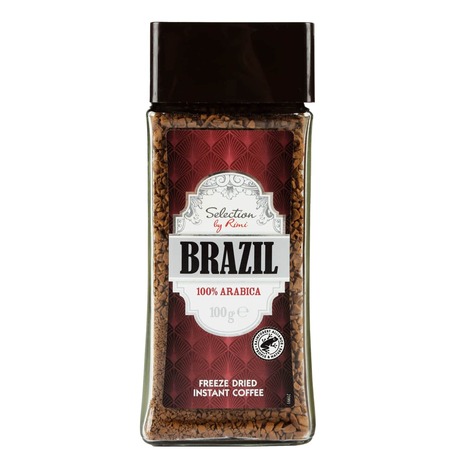 Šķīstošā kafija Selection by Rimi Brazil, 100g
