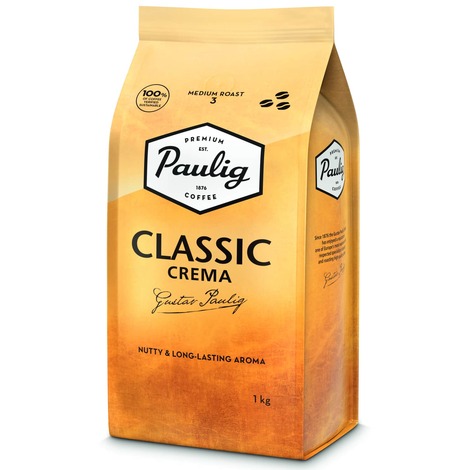 Kafijas pupiņas Paulig Classic Crema, 1kg