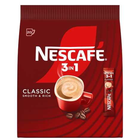 Šķīstošais kafijas dzēriens Nescafe Classic 3in1, 330g