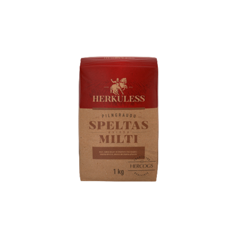 Pilngraudu speltas kviešu milti HERKULESS, 1kg