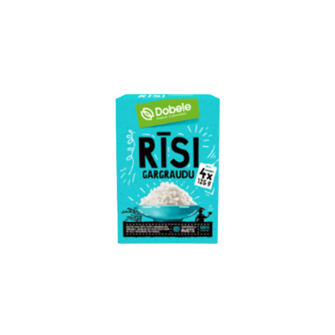 Rīsi gargraudu DOBELE 4x125g, 500g