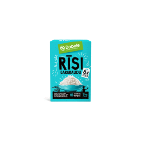 Rīsi gargraudu DOBELE 8x125g, 1kg