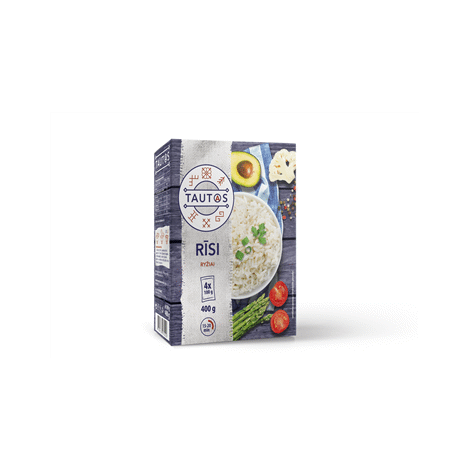 Rīsi TAUTAS 4x100g, 400g