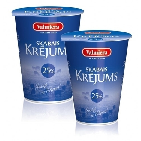 Sour cream, Valmieras piens, 450g