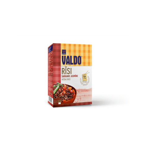 Rīsi VALDO sarkanie jasmīnu 4x125g, 500g