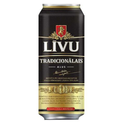 Alus Līvu Tradicionālais skārdenē, 5.6%, 0.5l