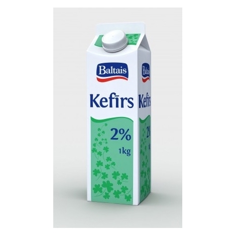 Kefīrs Baltais, Tukuma piens, 2%, 1kg