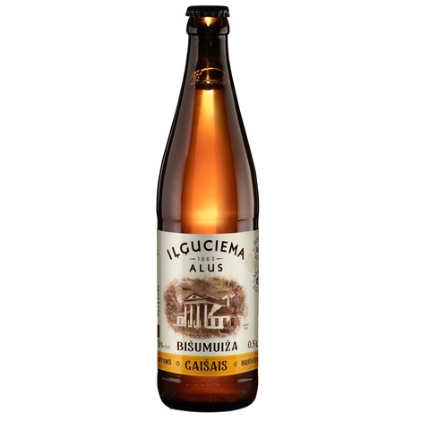 Alus Iļģuciema Bišumuiža gaišais, 5,8%, 0.5l