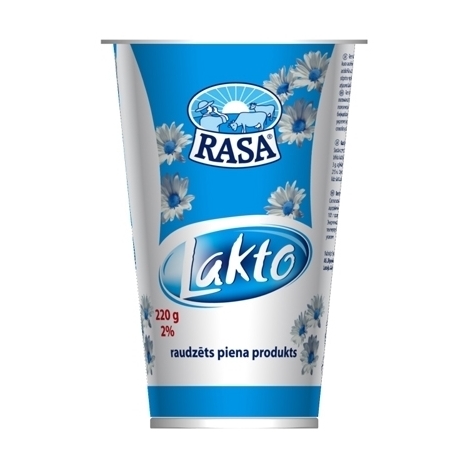 Acidified product Lakto, Rasa, 220g