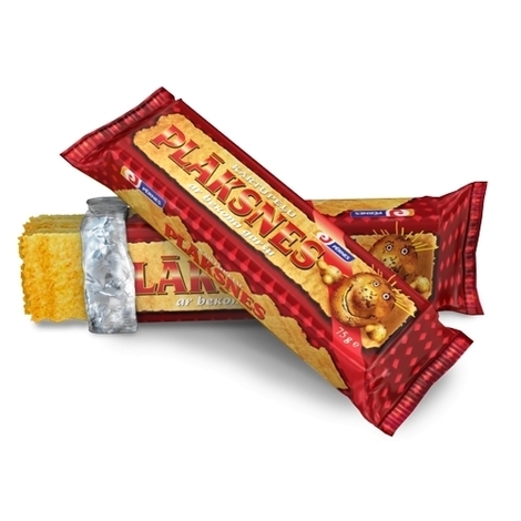 Potato plates with bacon flavour, Pērnes, 75g