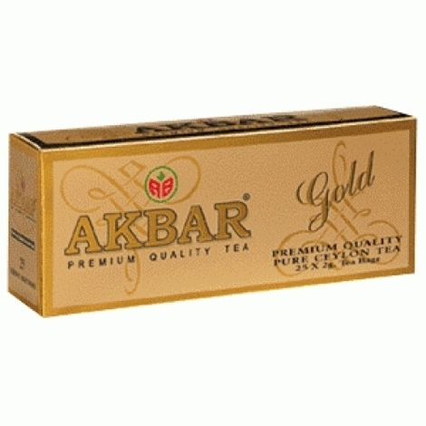 Melnā tēja, Akbar Gold, 25 maisiņi, 50g