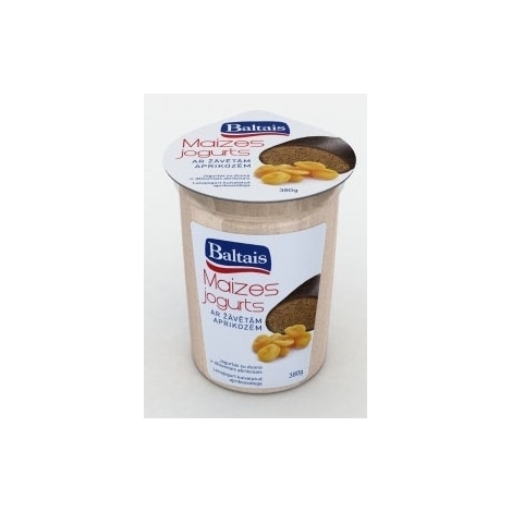 Bread yogurt with dried apricots, Baltais, 380g