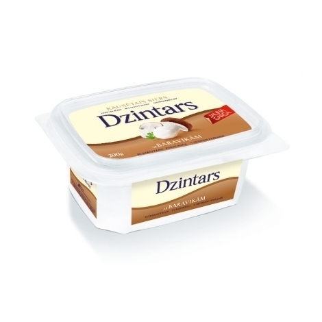 Плавленый сыр с боровиками, Dzintars, 200г