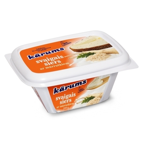 Svaigais siers ar mārrutkiem, Kārums, 200g