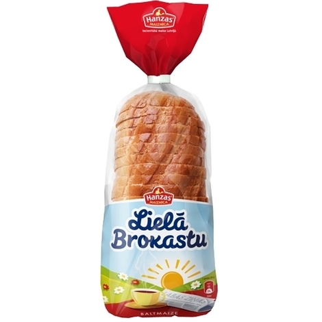 Lielā brokastu baltmaize, 500g