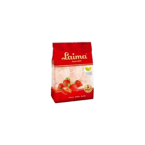 Marshmallow with strawberry flavor, Laima, 200g