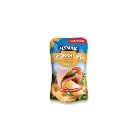 Provence mayonnaise Chumak, 67%, 192g