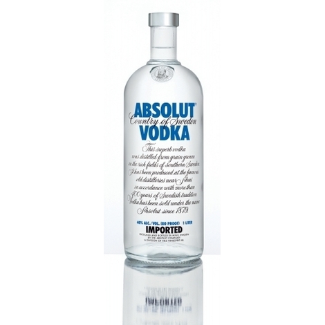 Vodka Absolut 40%, 1l