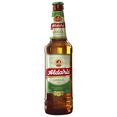 Light beer Aldaris bottle 5%, 0.5l