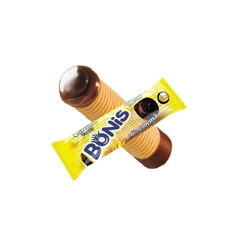 Vaniļas saldējums vafeļu trubiņā, Bonis, 75g