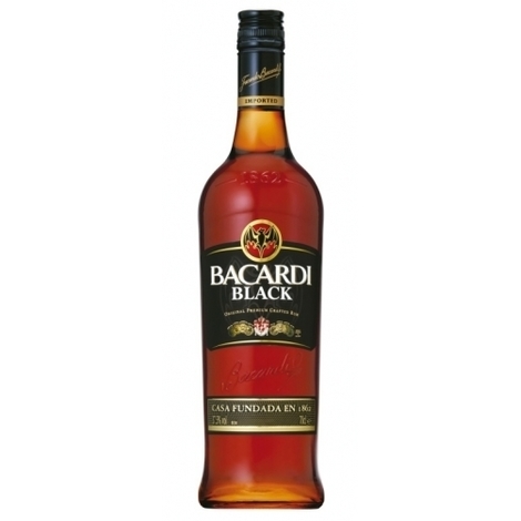Rums Bacardi Black 37,5%, 0.5l